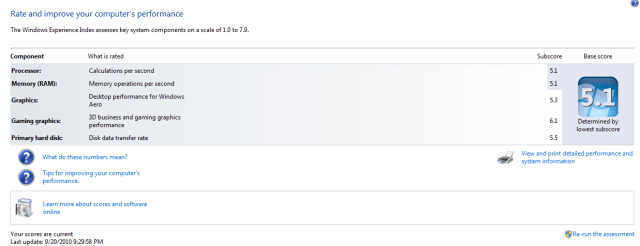 Windows Experience GUI Image