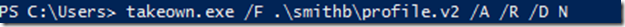 Changing Ownership of File or Folder Using PowerShell